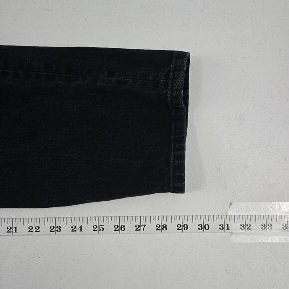 Abercrombie & Fitch 90's straight ultra high rise jeans 29/8 blue denim black - Picture 7 of 12